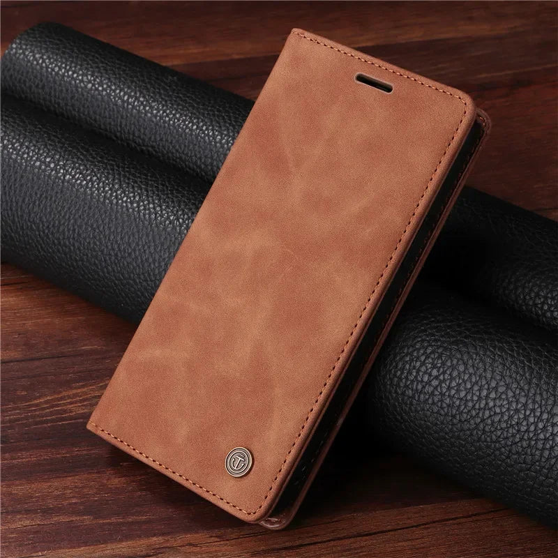 the leather wallet