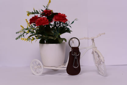 KraftHide Genuine Leather Keychain for Men & Women