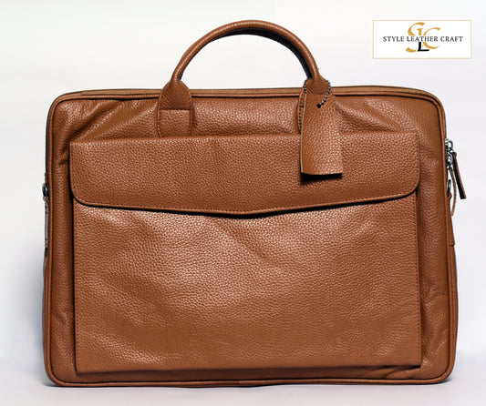 Leather Business Laptop Bag