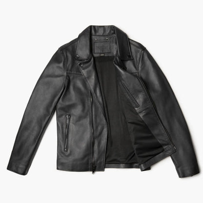 Men’s Premium Biker Leather Jacket - Style & Durability Unmatched