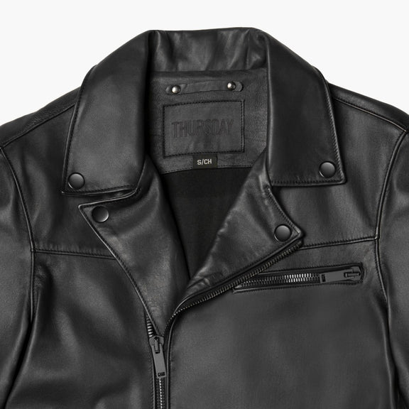 Men’s Premium Biker Leather Jacket - Style & Durability Unmatched Tonybon