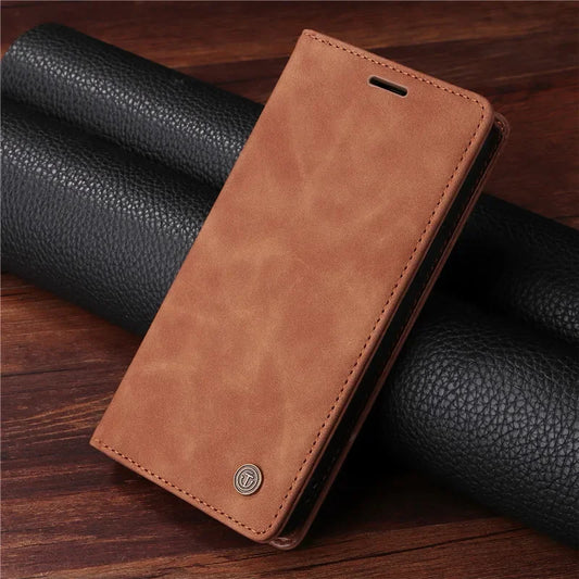 the leather wallet